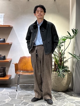 「アイテム（その他アウター）」を使った、ふかのきさん（メンズ・172cm・20代）の秋コーディネート