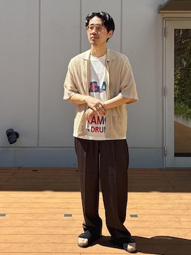 ふかのきさん(メンズ・172cm)の夏コーディネート