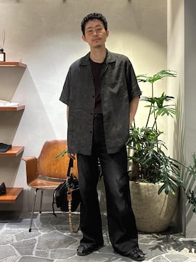 「ADAM ET ROPE'（アダムエロペ）のアイテム」を使った、ふかのきさん（メンズ・172cm）の夏コーディネート