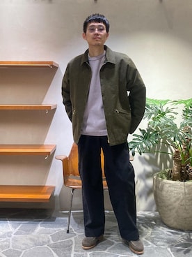「中綿」｜ふかのきさん（メンズ・172cm）の秋コーディネート