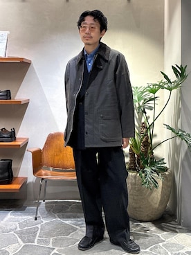 「25AW冬の新作」｜ふかのきさん（メンズ・172cm）の秋コーディネート