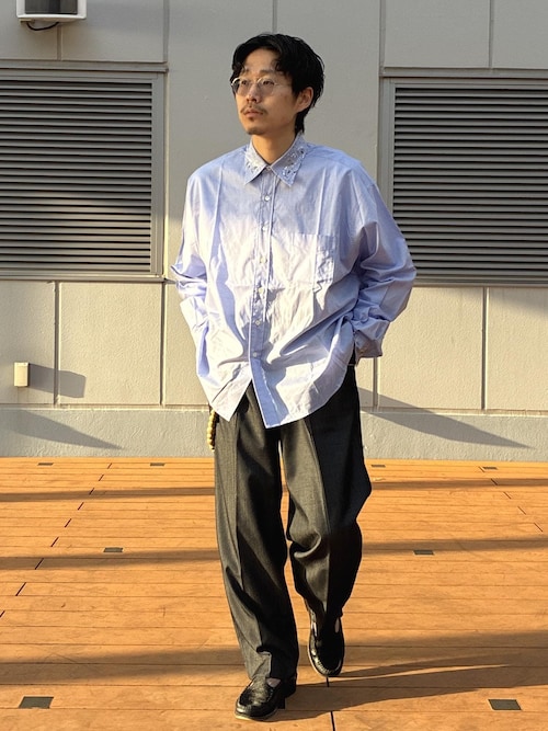 NIKKE】ワイド イージー デニム スラックス / ADAM ET ROPE' JEANS