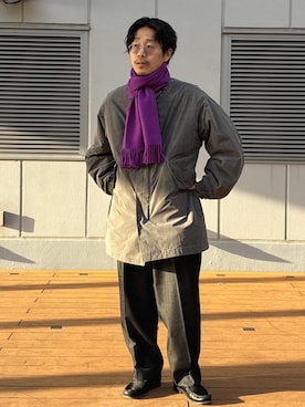 ふかのきさん（メンズ・172cm）の冬コーディネート