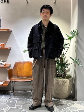 「アイテム（パンツ）」を使った、ふかのきさん（メンズ・172cm・20代）の秋コーディネート