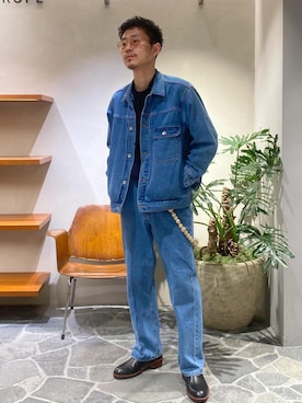 「アイテム（ジャケット/アウター）」を使った、ふかのきさん（メンズ・172cm・20代）の冬コーディネート
