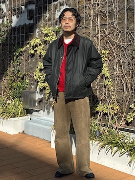 「アイテム（その他アウター）」を使った、ふかのきさん（メンズ・172cm・20代）の冬コーディネート