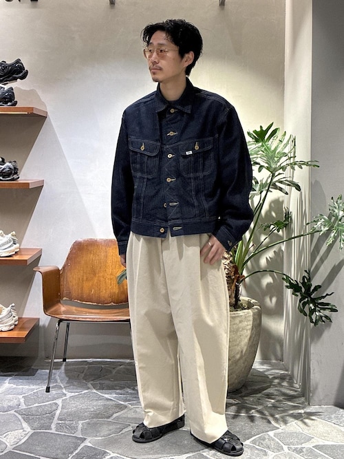 アダムエロペ　コットンダブルクロスバギースラックス ADAM ET ROPE'（アダムエロペ） スラックス コットンダブルクロス