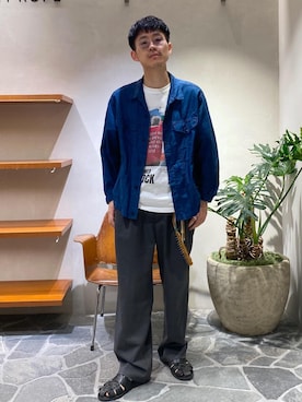 ふかのきさん(メンズ・172cm)の夏コーディネート