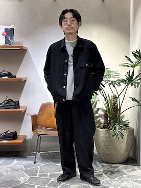 ふかのきさん（メンズ・172cm）の冬コーディネート