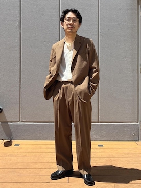ふかのきさん（メンズ・172cm）の春コーディネート