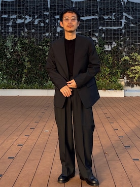 ふかのきさん（メンズ・172cm・20代）の秋コーディネート