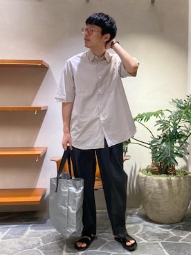 ふかのきさん（メンズ・172cm）の夏コーディネート