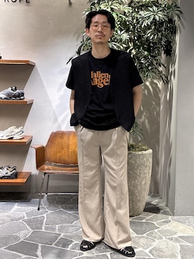 「Wrangler（ラングラー）のアイテム」を使った、ふかのきさん（メンズ・172cm）の春コーディネート