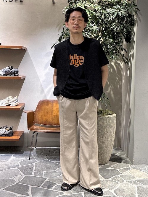 Wrangler for ADAM ET ROPE'】別注WRANCHER WIDE/吸水速乾（スラックス