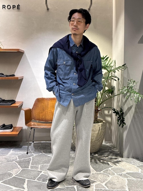 ADAM ET ROPE'（アダムエロペ） パンツ ダンボールスウェット ワイド