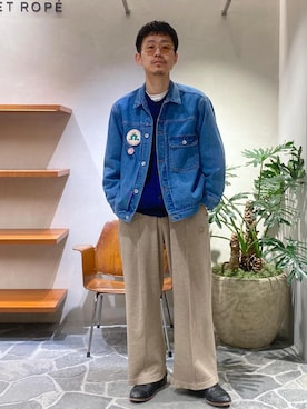 「アイテム（ジャケット/アウター）」を使った、ふかのきさん（メンズ・172cm・20代）の冬コーディネート