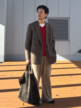 ふかのきさん（メンズ・172cm）の秋コーディネート