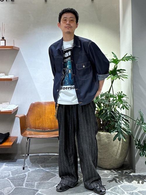 【NIKKE】デニム トラッカー ジャケット / ADAM ET ROPE' JEANS -PERS-