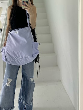 「mici（ミチ）のアイテム」を使った、ariさん（レディース・158cm）の夏コーディネート