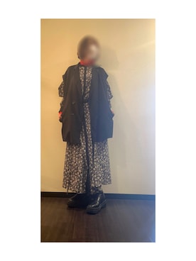 「apres jour mignon（アプレジュールミニョン）のアイテム（その他アウター）」を使った、yopiさん（レディース・156cm）の冬コーディネート