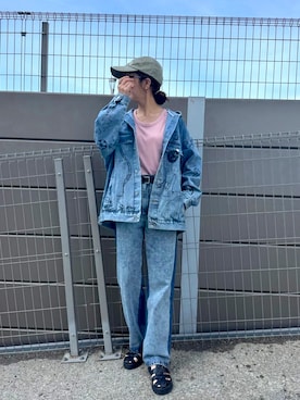 「copine（コピン）のアイテム」を使った、ikuさん（レディース・161cm）の春コーディネート