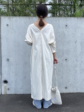 「ロングカーディガン」｜ikuさん（レディース・161cm）の秋コーディネート