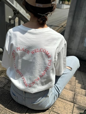 「copine」｜「アイテム（帽子）」を使った、ikuさん（レディース・161cm）の夏コーディネート