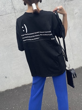 「バックロゴ」｜「アイテム（バッグ）」を使った、ikuさん（レディース・161cm）の夏コーディネート