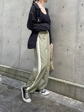 「CONVERSE（コンバース）のアイテム」を使った、ikuさん（骨格ウェーブ・レディース・161cm）の秋コーディネート