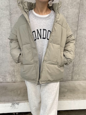 「copine」｜「アイテム（その他アウター）」を使った、ikuさん（レディース・161cm）の冬コーディネート