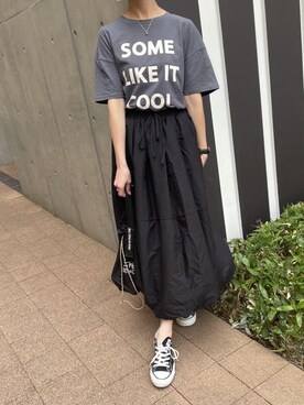 「copine」｜「アイテム（アクセサリー）」を使った、ikuさん（レディース・161cm）の春コーディネート