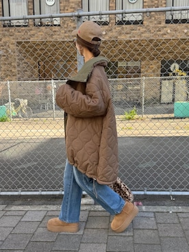 「copine（コピン）のアイテム」を使った、ikuさん（レディース・161cm）の冬コーディネート