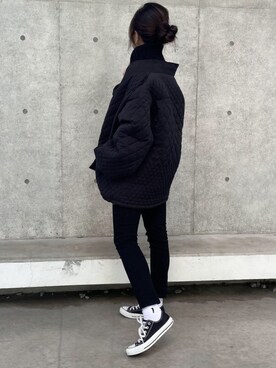 「copine」｜「アイテム（その他アウター）」を使った、ikuさん（レディース・161cm）の秋コーディネート