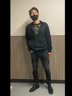 「marka（マーカ）のアイテム（パンツ）」を使った、Iburoさん（メンズ・174cm）の春コーディネート