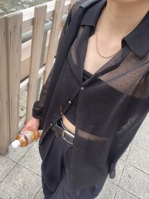 ENOF（イナフ）の「sheer cardigan（カーディガン/ボレロ）」 - WEAR