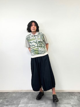 柄シャツのサトシ🌻さんのコーディネート