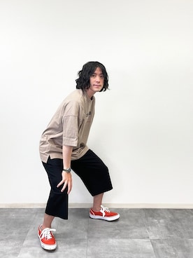 柄シャツのサトシ🌻さんのコーディネート