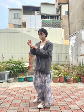 「春カラー」｜「アイテム（腕時計）」を使った、FEIさん（レディース・158cm）の春コーディネート