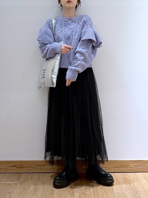 コムデギャルソン　アクリル　フリルニット 中古・古着通販】COMME des GARCONS COMME des GARCONS