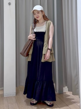 「アイテム（ワンピース/ドレス）」を使った、かおぽ  さん（レディース・159cm・30代）の秋コーディネート