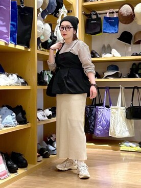 かおぽ  さん（レディース・159cm）の春コーディネート