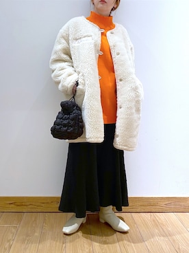 かおぽ  さん（レディース・159cm）の冬コーディネート