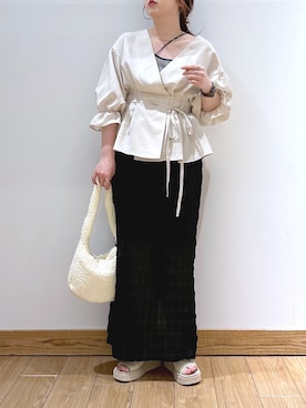 かおぽ  さん（レディース・159cm）の春コーディネート