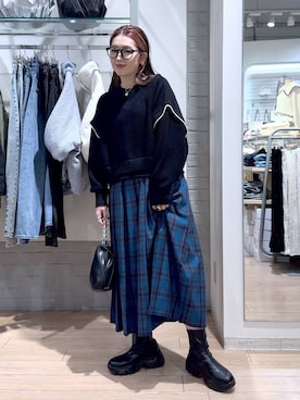 「アイテム（アクセサリー）」を使った、かおぽ  さん（レディース・159cm・30代）の秋コーディネート