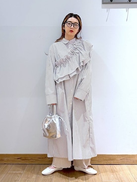 「アイテム（ワンピース/ドレス）」を使った、かおぽ  さん（レディース・159cm・30代）の冬コーディネート