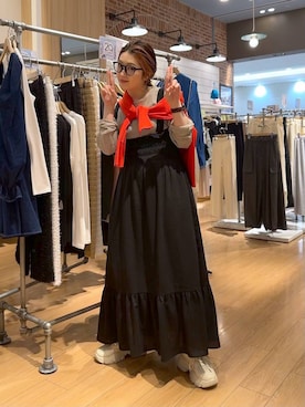 「アイテム（ワンピース/ドレス）」を使った、かおぽ  さん（レディース・159cm・30代）の春コーディネート