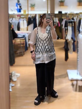 「アイテム（スマホグッズ）」を使った、かおぽ  さん（レディース・159cm・30代）の夏コーディネート