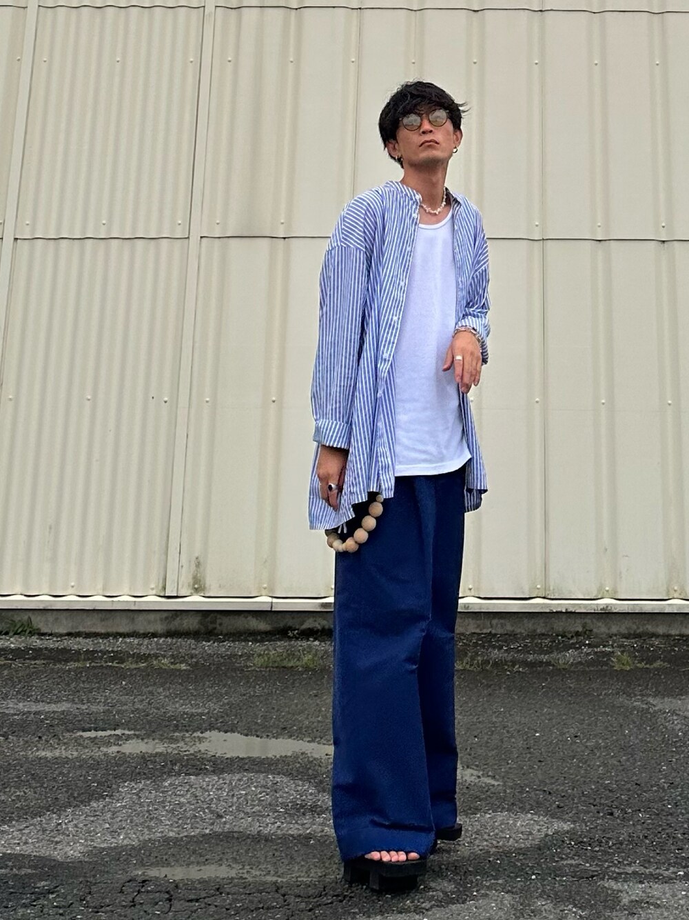 JURY BLACKダメージ レイヤード タンクトップ v系 お兄系 平成 JURY