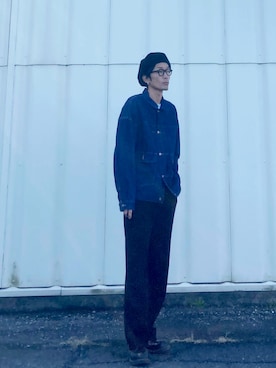 SHUSKさん（メンズ・178cm）の冬コーディネート