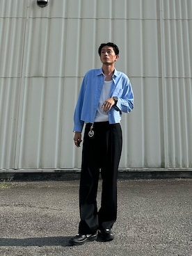 「アイテム（キーケース/キーアクセサリー）」を使った、SHUSKさん（メンズ・178cm）の夏コーディネート